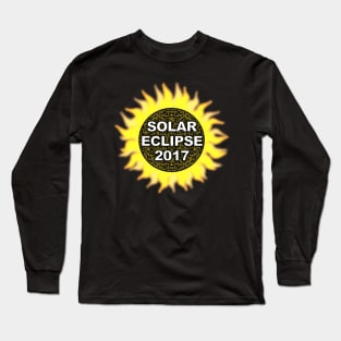 ARTISTIC solar eclipse 2017 Long Sleeve T-Shirt